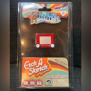 World's Smallest Etch A Sketch Toy